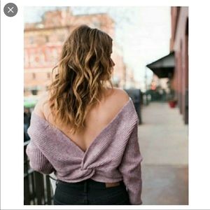 Anthropologie Pink Sweater